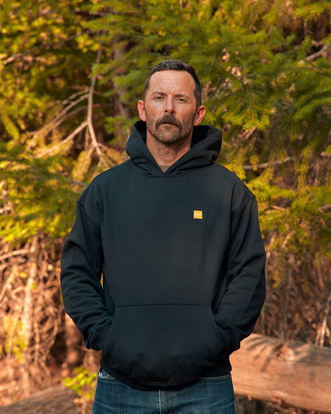 Premium Heavy Weight Hood - Navy - Cedar - Quality In Function