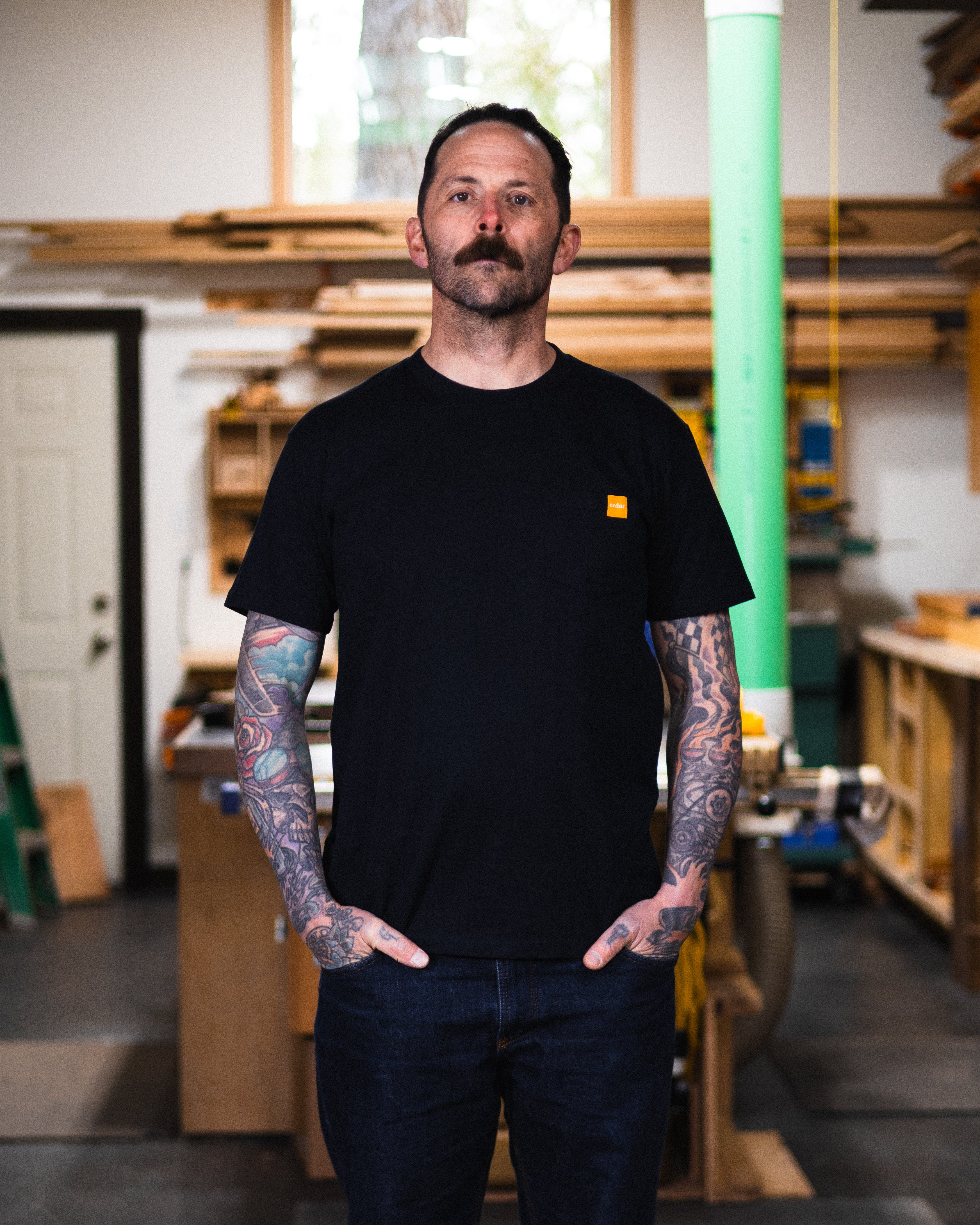 Trade Pocket T-Shirt - Black