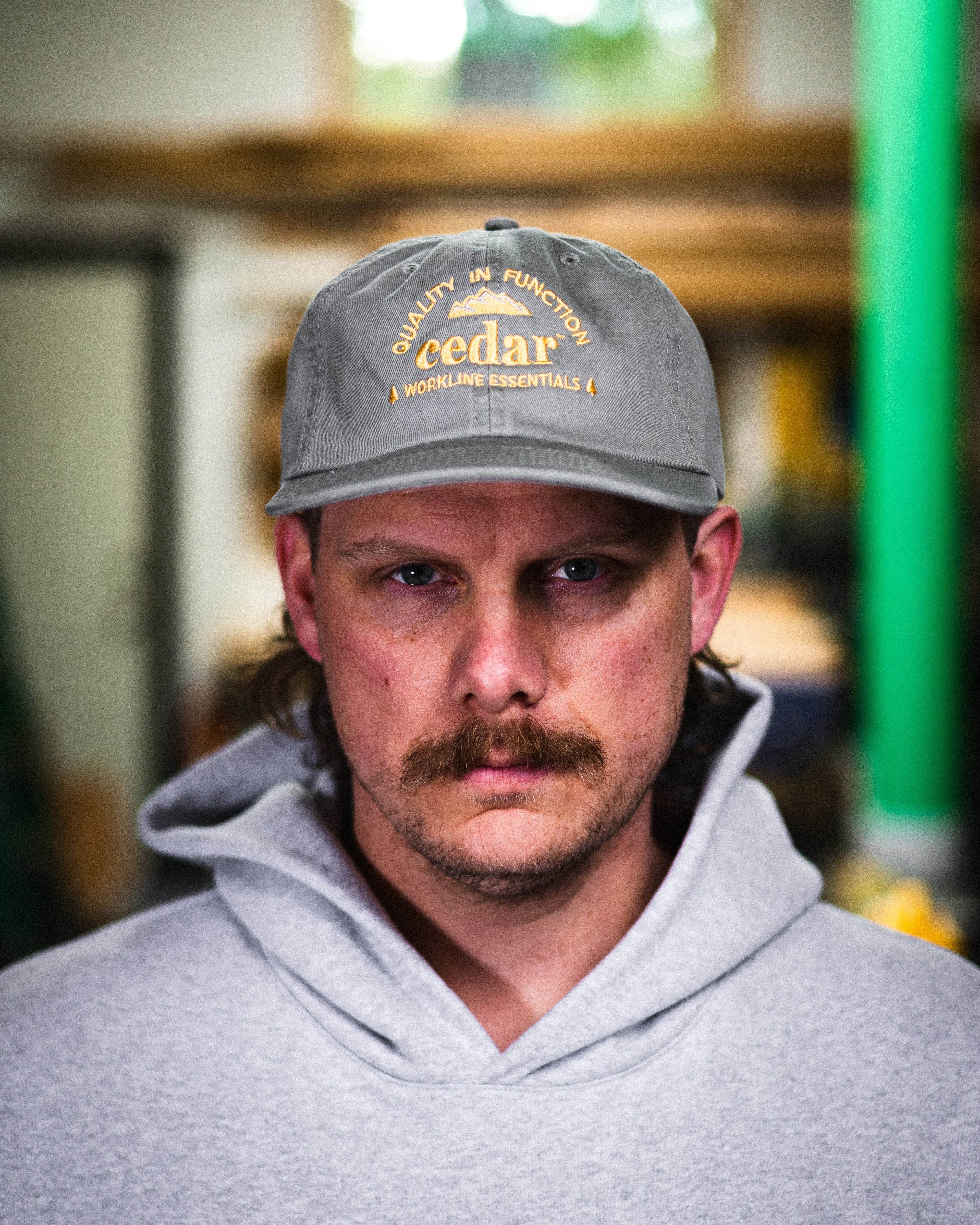 Workline Canvas Hat - Seaweed