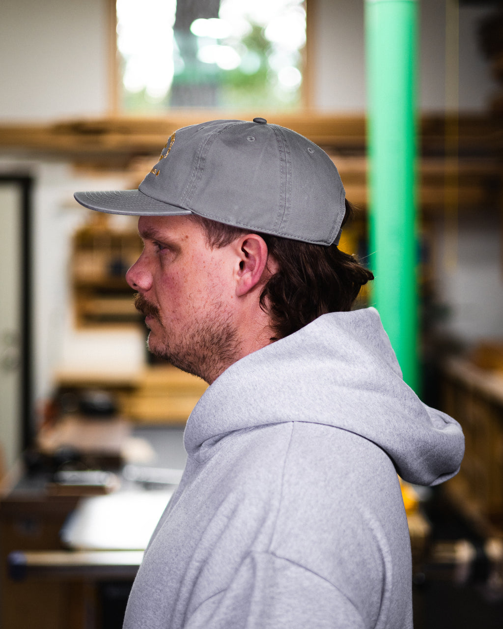 Workline Canvas Hat - Seaweed