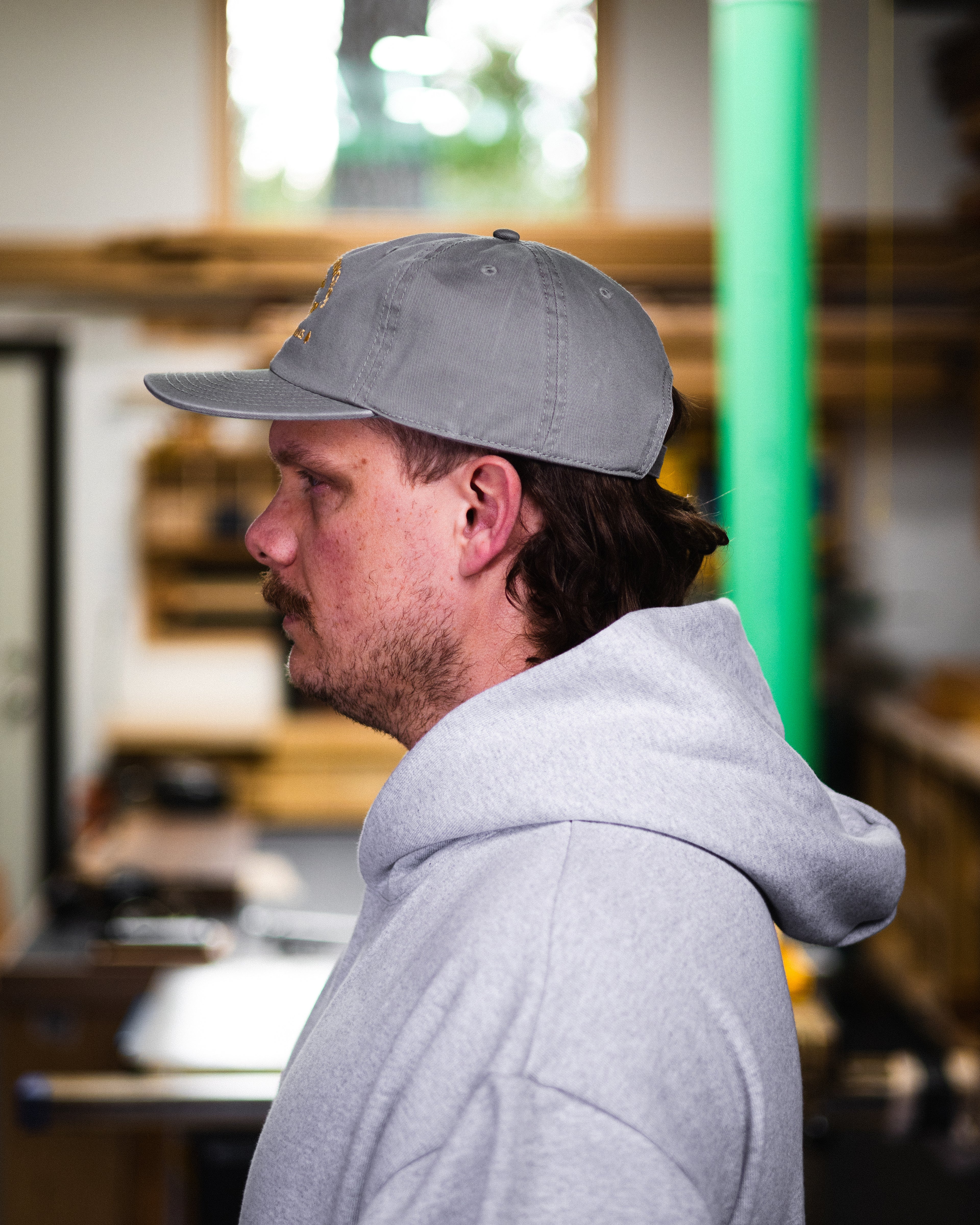 Workline Canvas Hat - Seaweed
