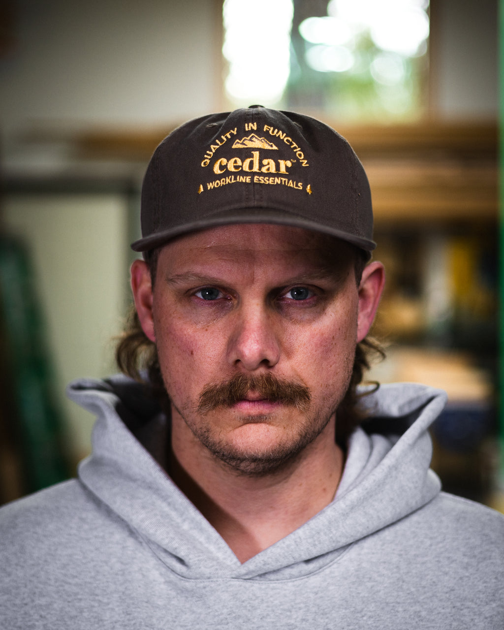 Workline Canvas Hat - Walnut