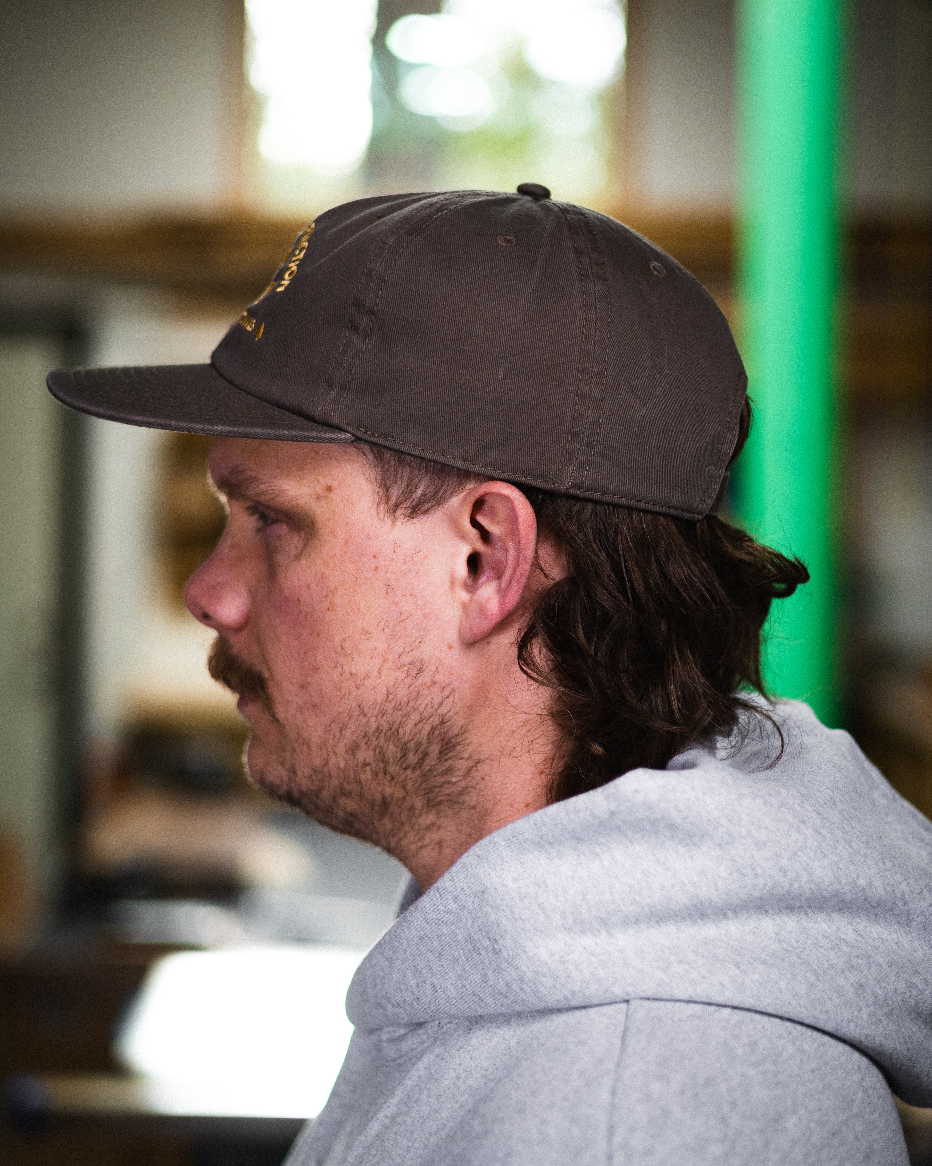 Workline Canvas Hat - Walnut