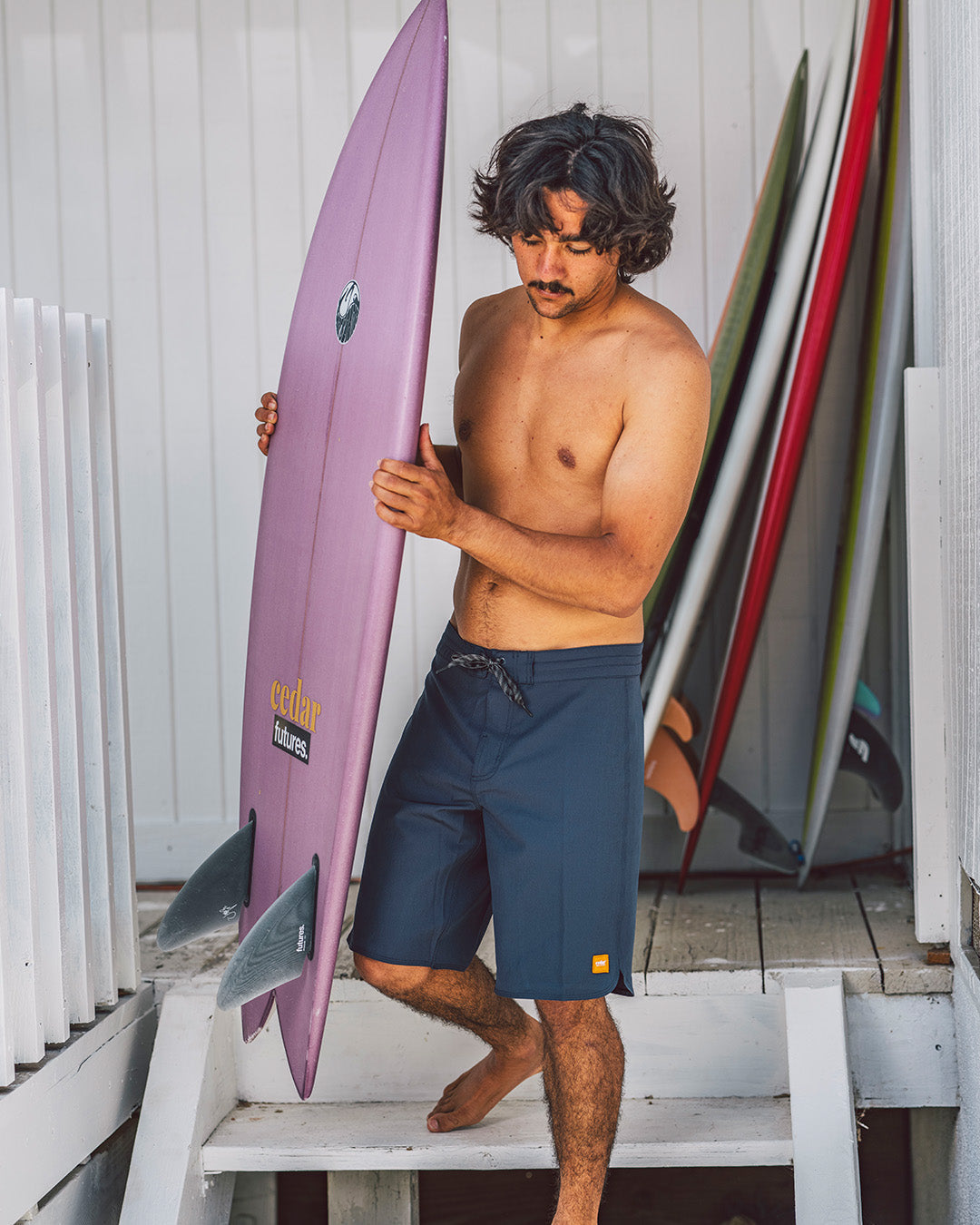 Buccaneer 20" Boardshort  - Steel Blue