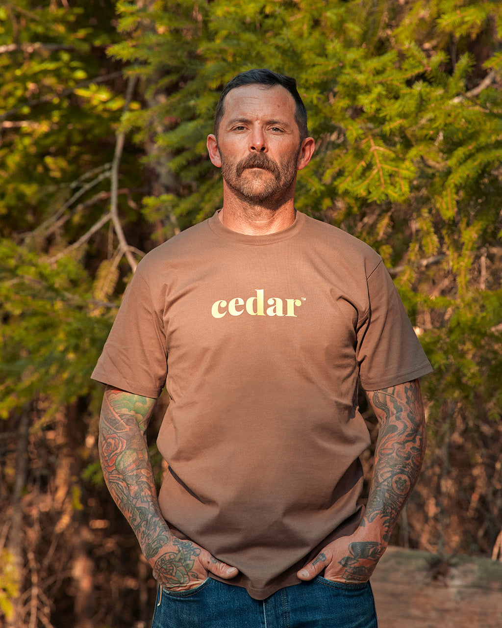Logo T-Shirt - Walnut