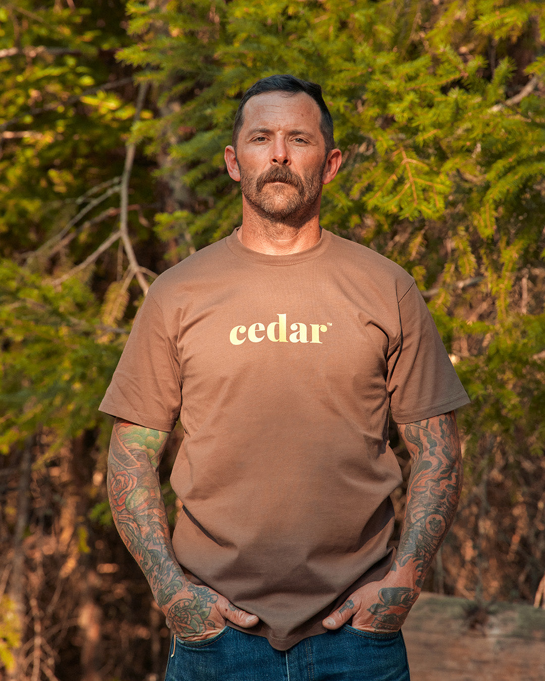 Logo T-Shirt - Walnut